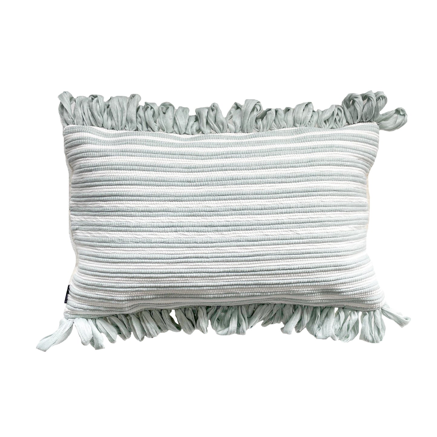 Cushion Riscas com Franja
