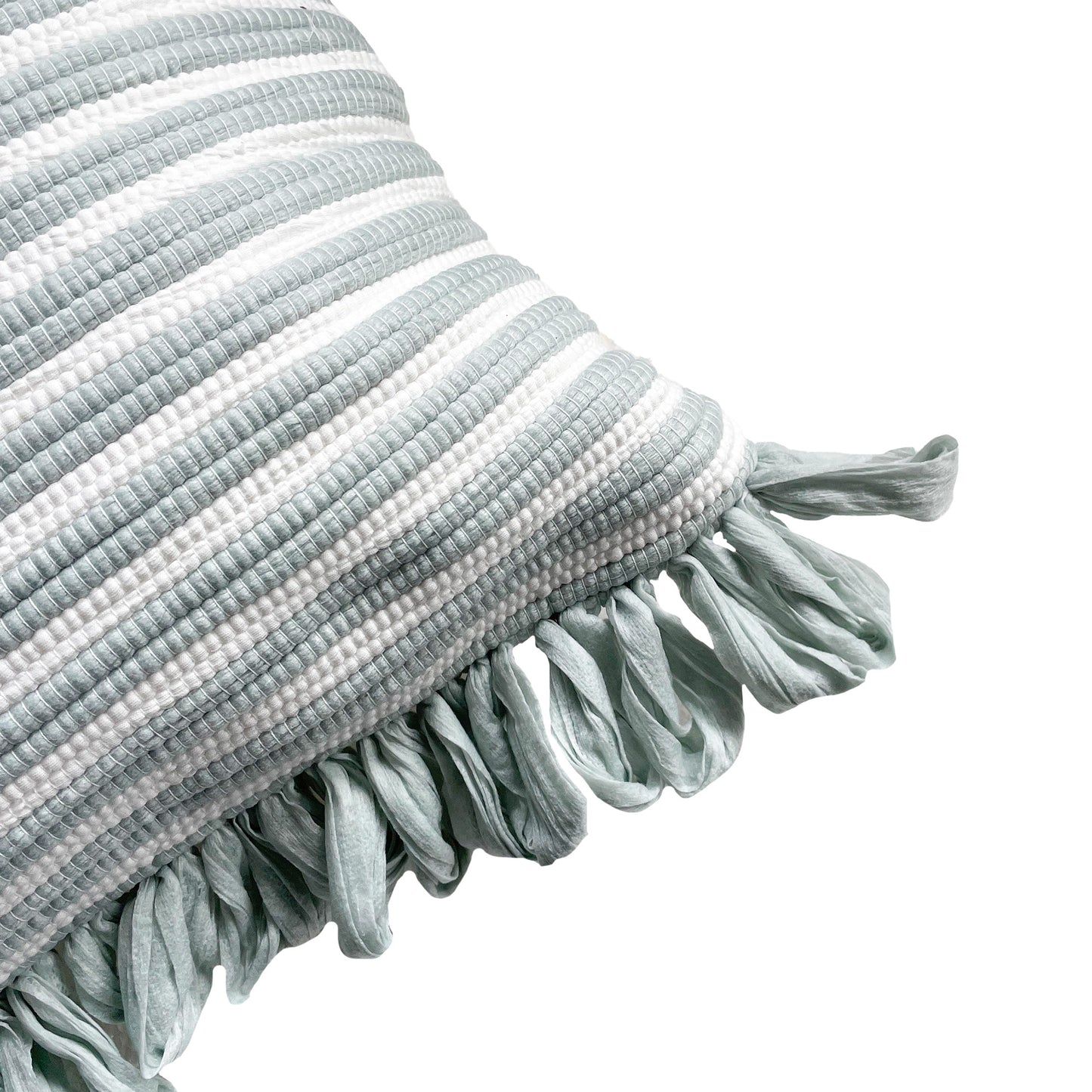 Cushion Riscas com Franja