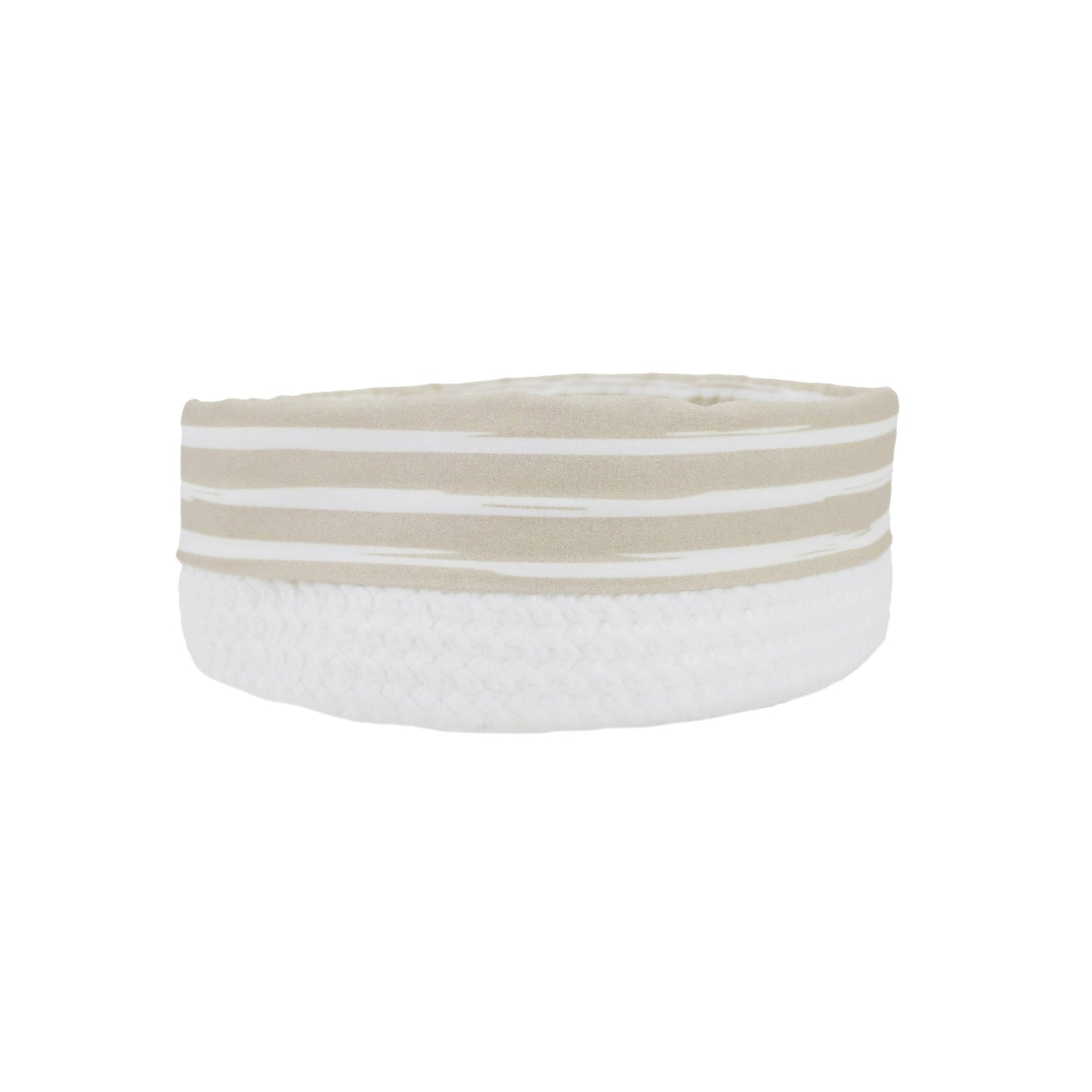Cesto com Aplicação Sandy Stripes