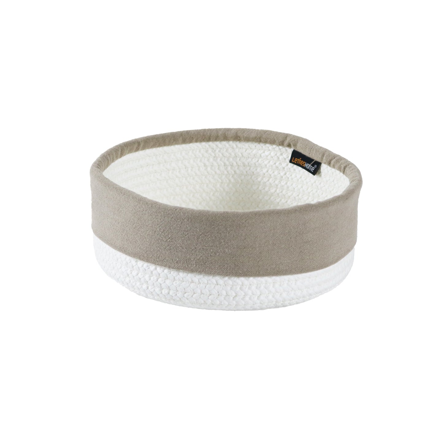Cesto com Aplicação Linho Pure Soft LethesHome