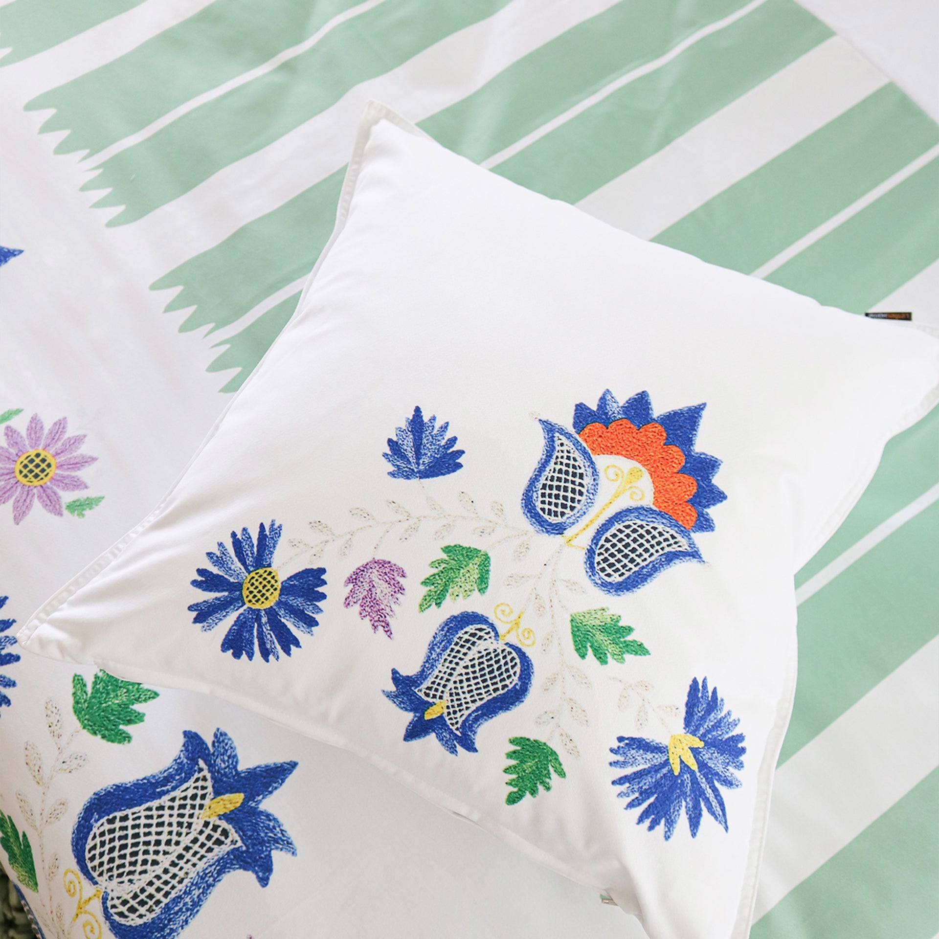 Viana Striped Cushion Cover
