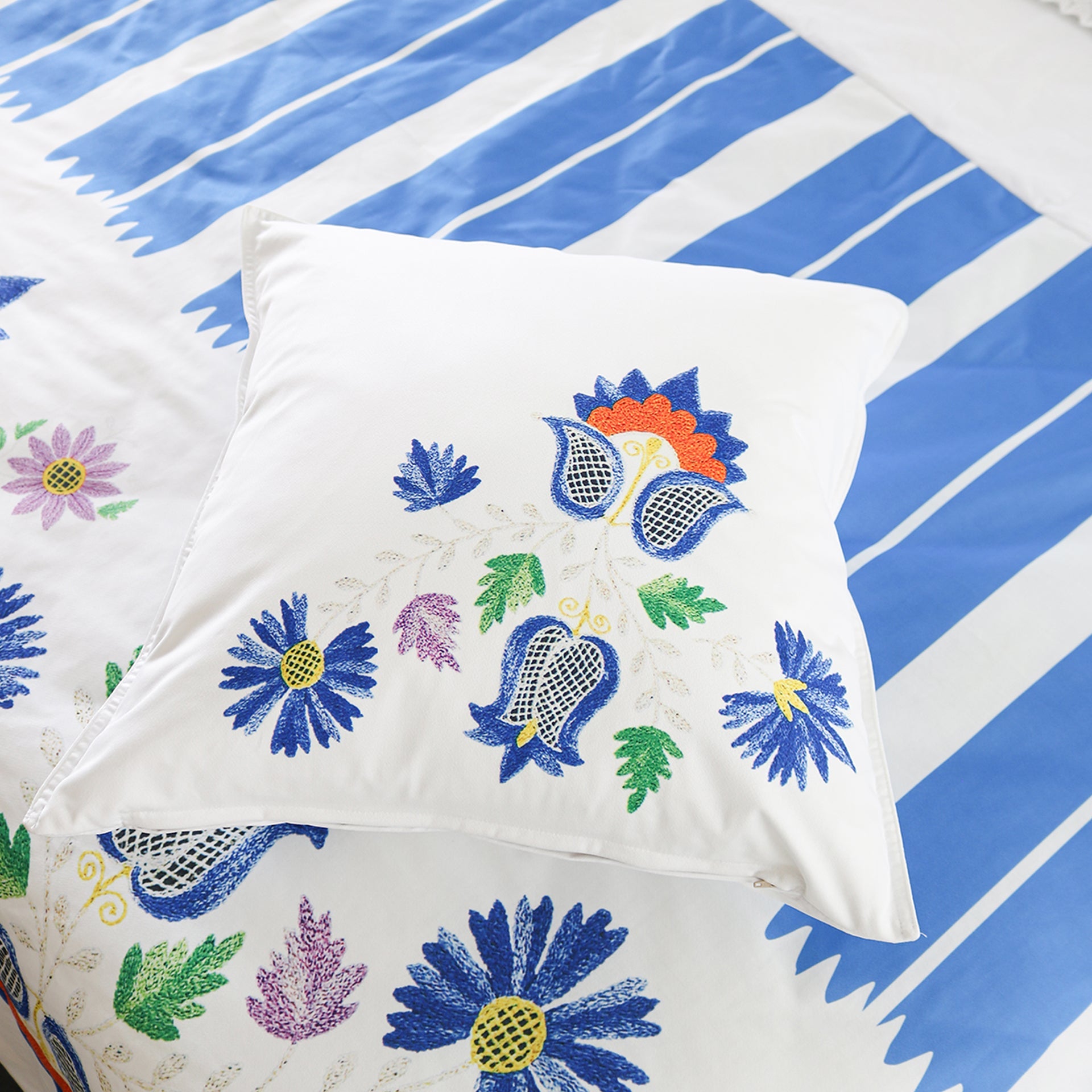 Viana Striped Cushion Cover