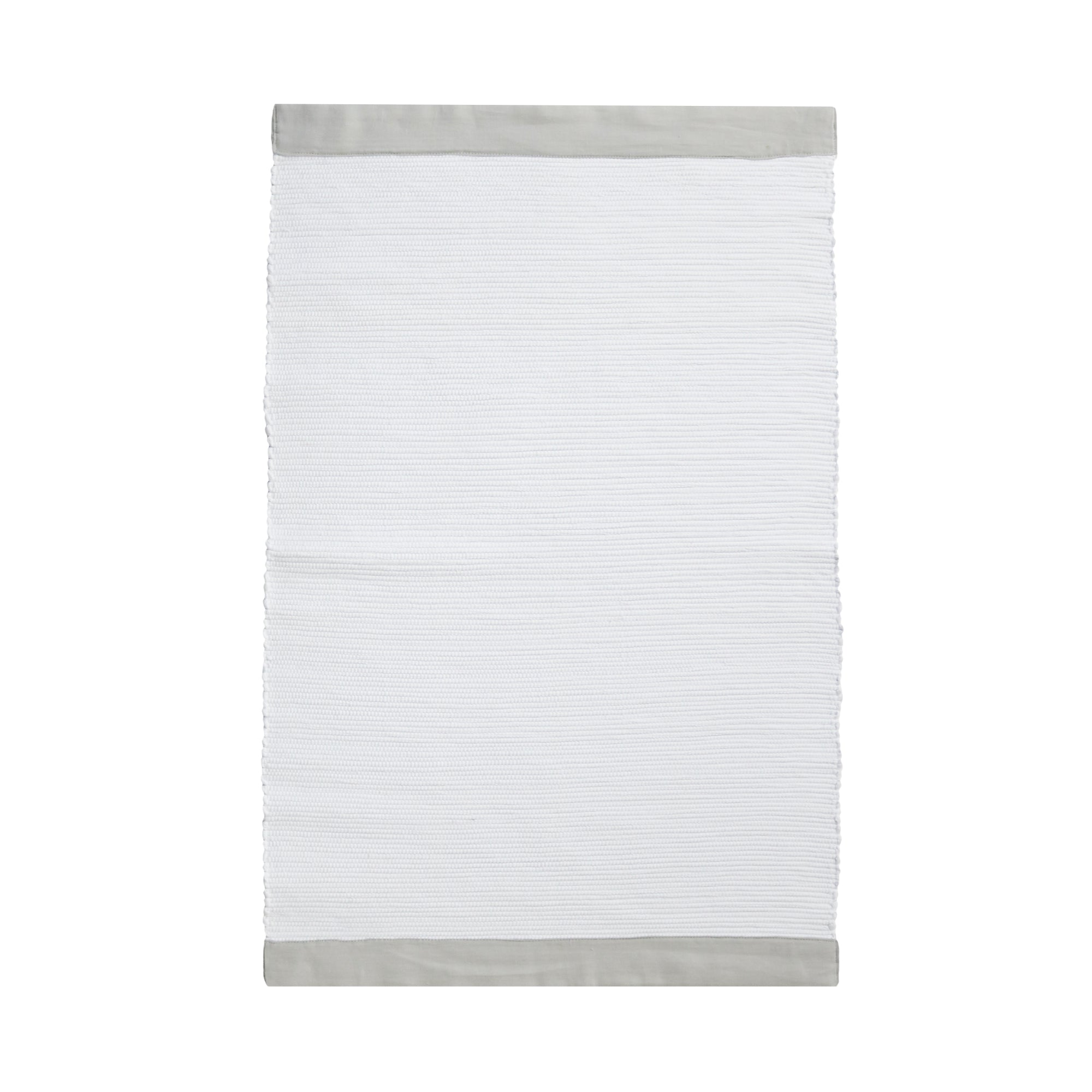 Tapete Branco com Aplicação Linen