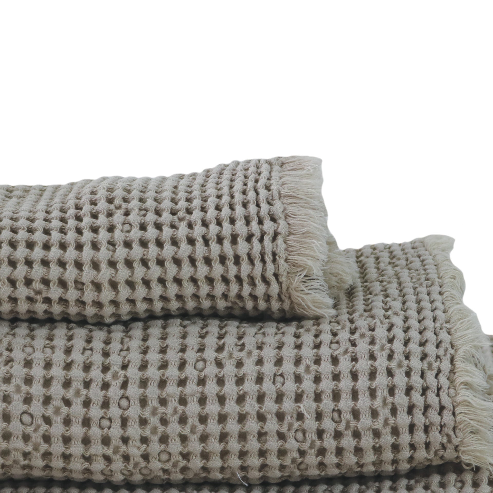 Conjunto de Toalhas de Banho Favo Soft com Franjas