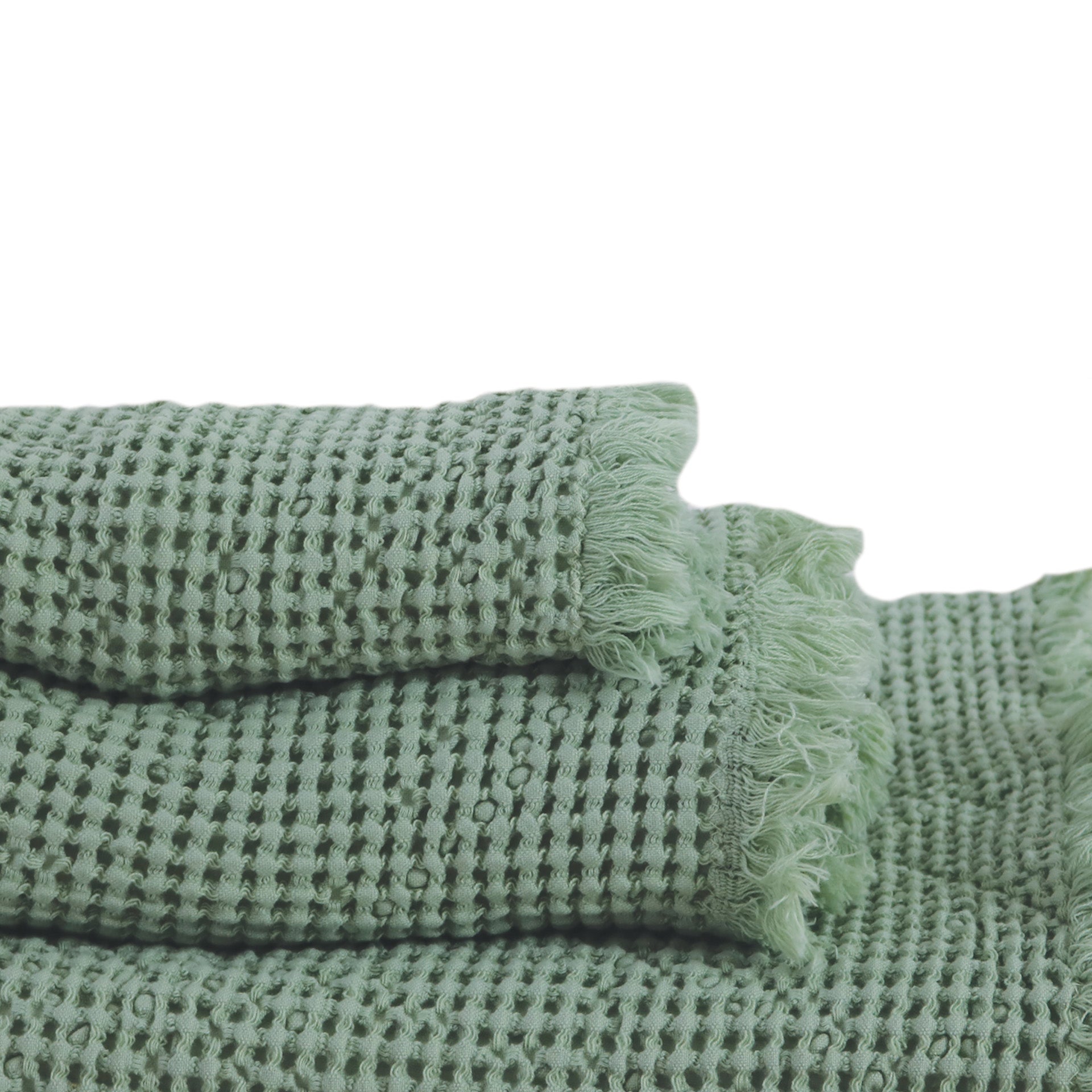 Conjunto de Toalhas de Banho Favo Soft com Franjas