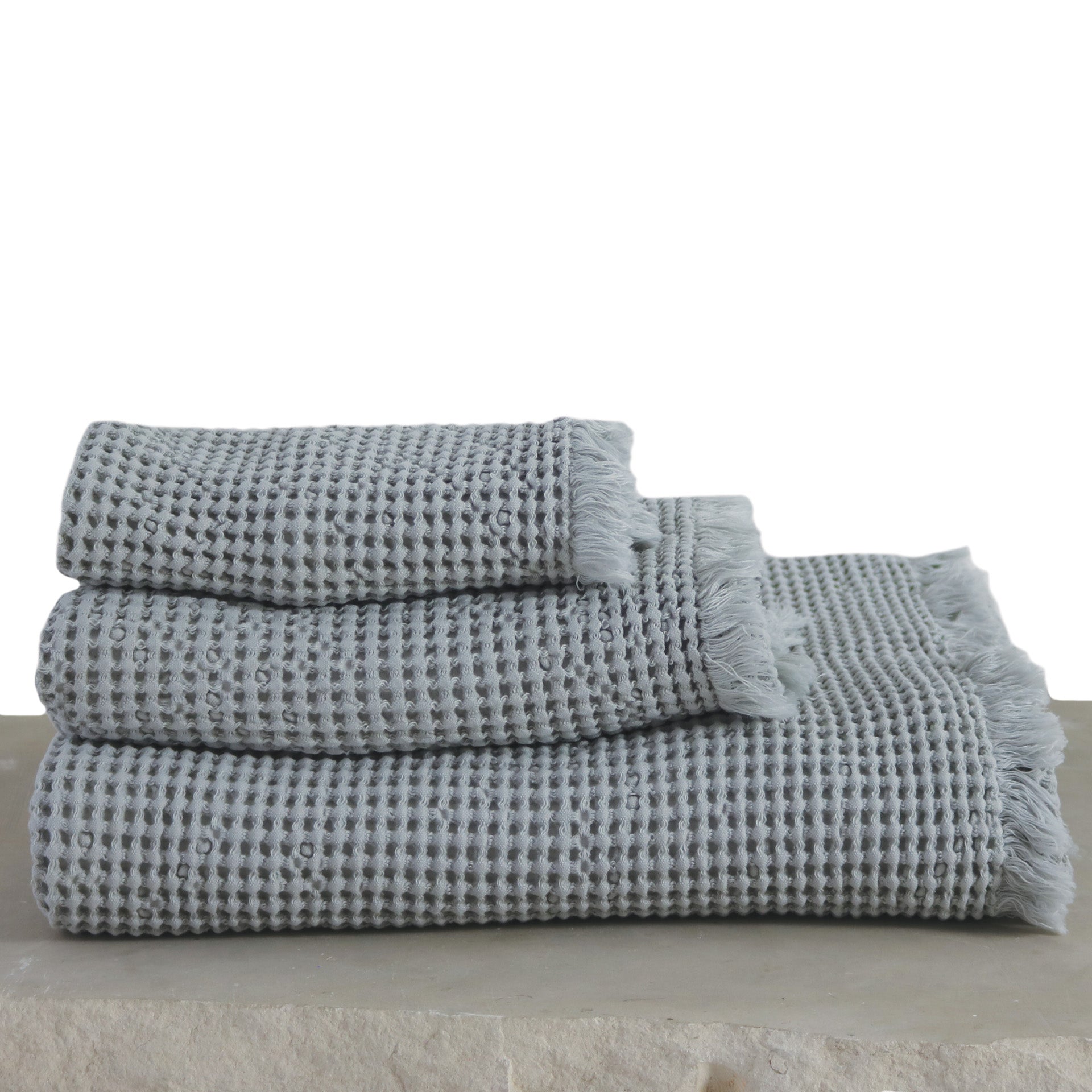 Conjunto de Toalhas de Banho Favo Soft com Franjas