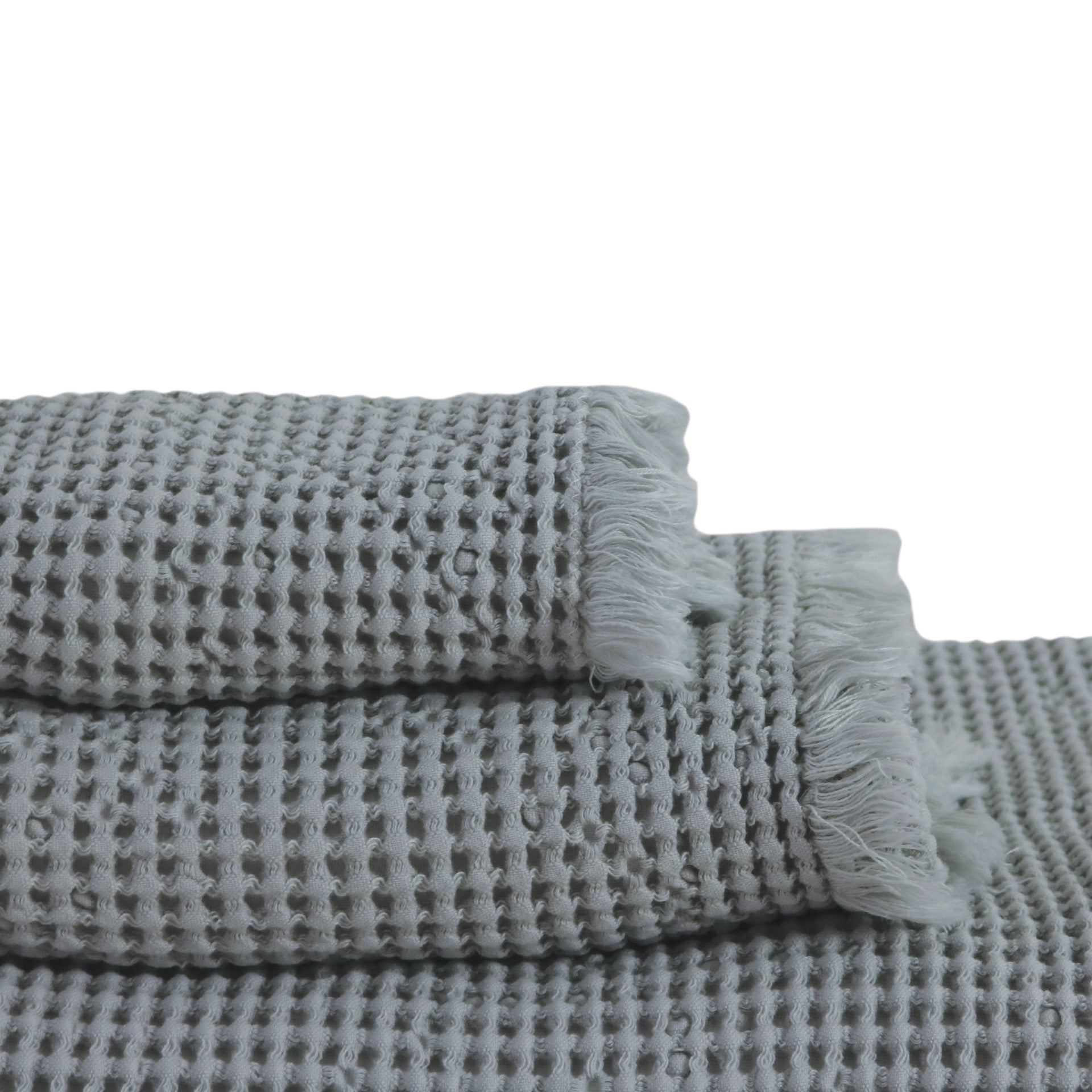 Conjunto de Toalhas de Banho Favo Soft com Franjas