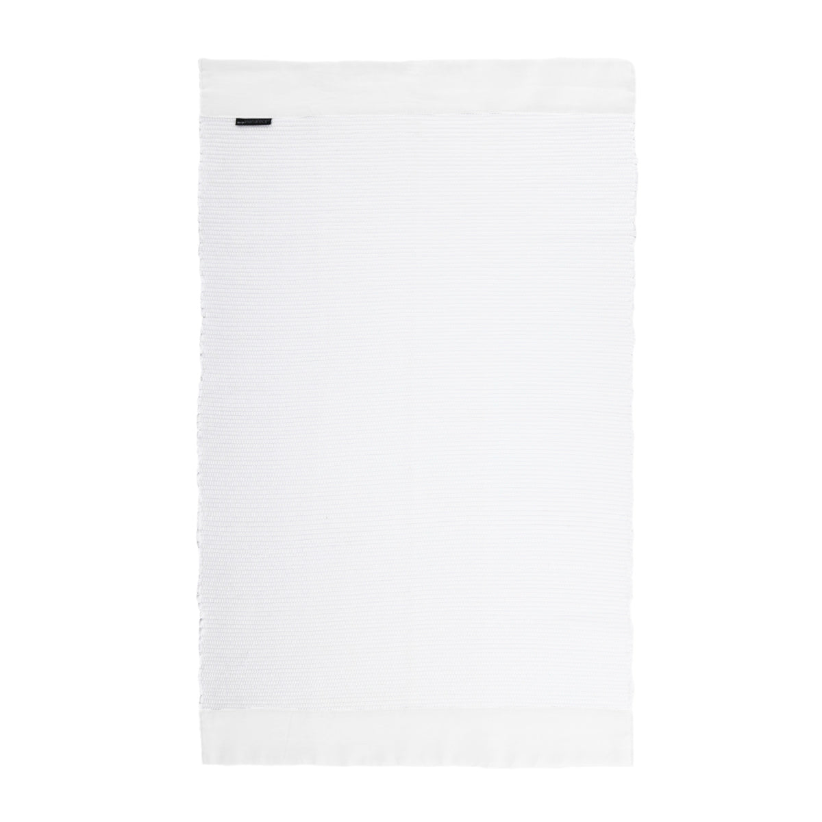 Tapete Branco com Aplicação Linen