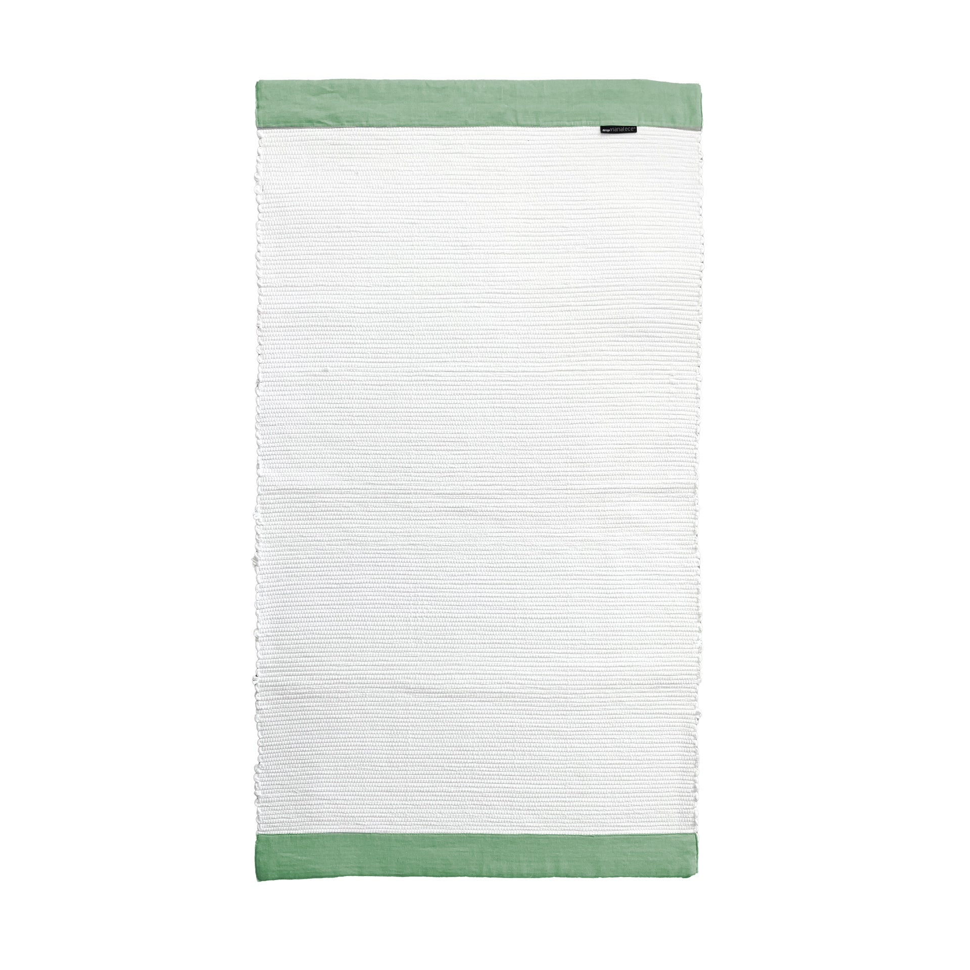 Tapete Branco com Aplicação Linen