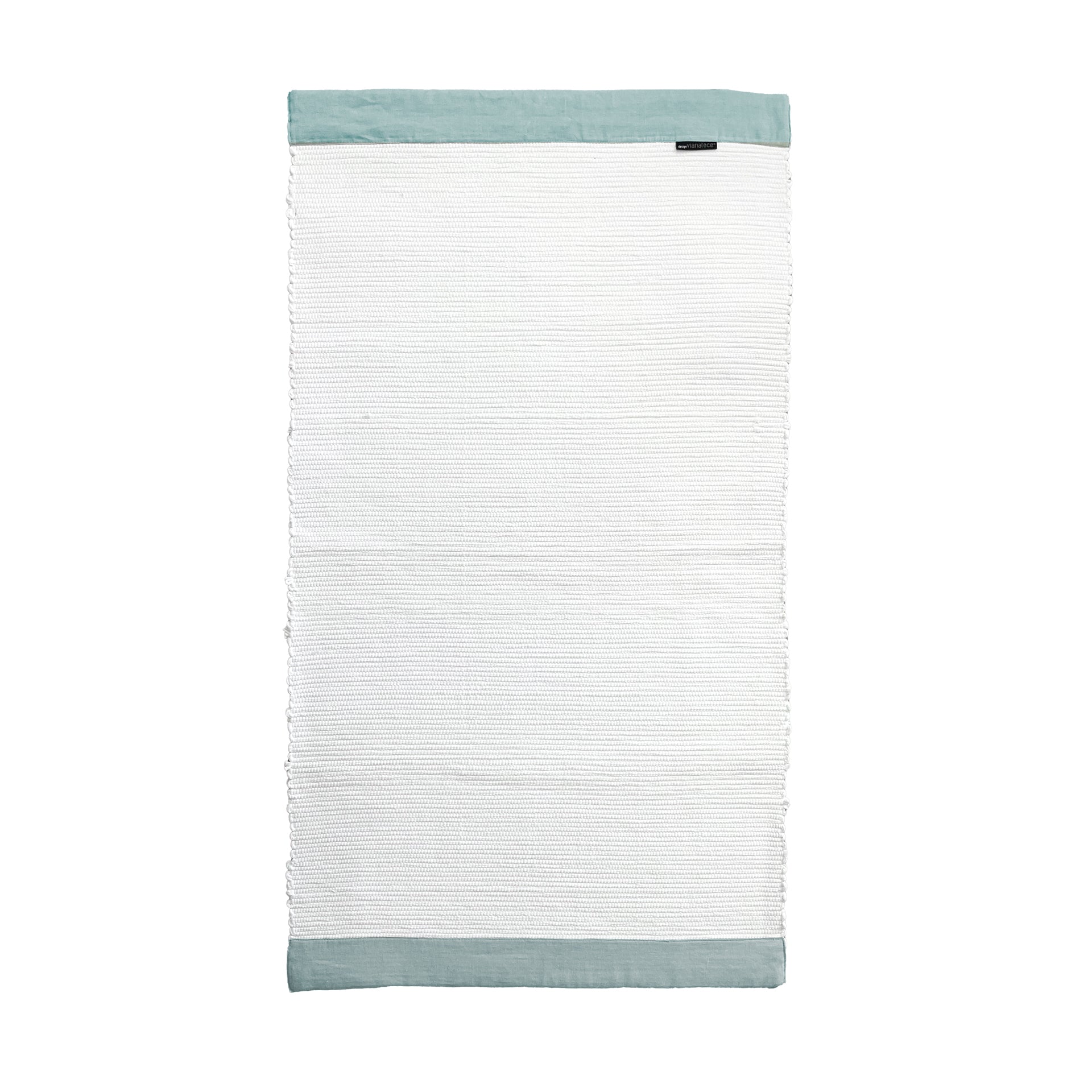 Tapete Branco com Aplicação Linen