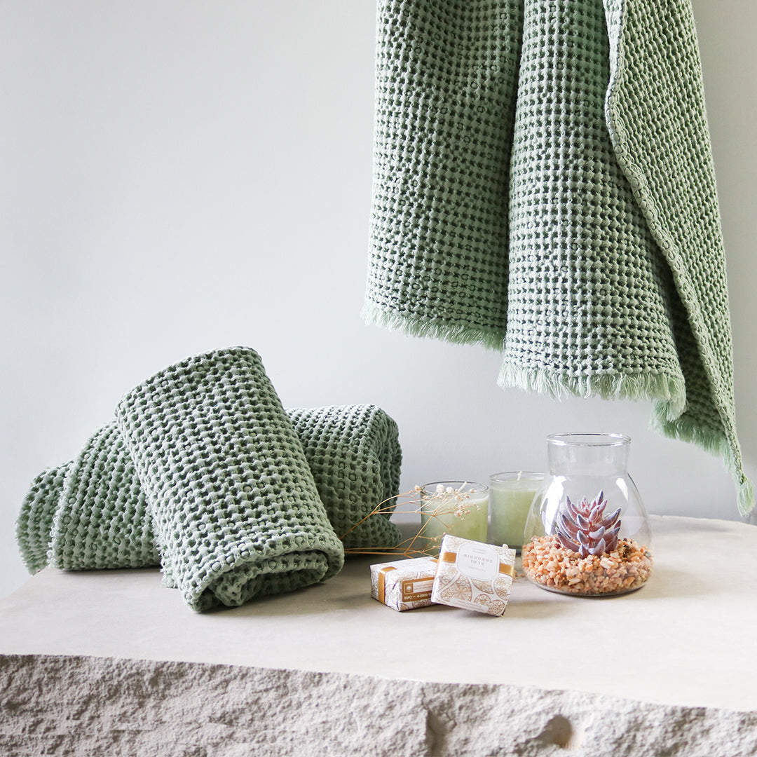 Bed and bath textiles by Vianatece